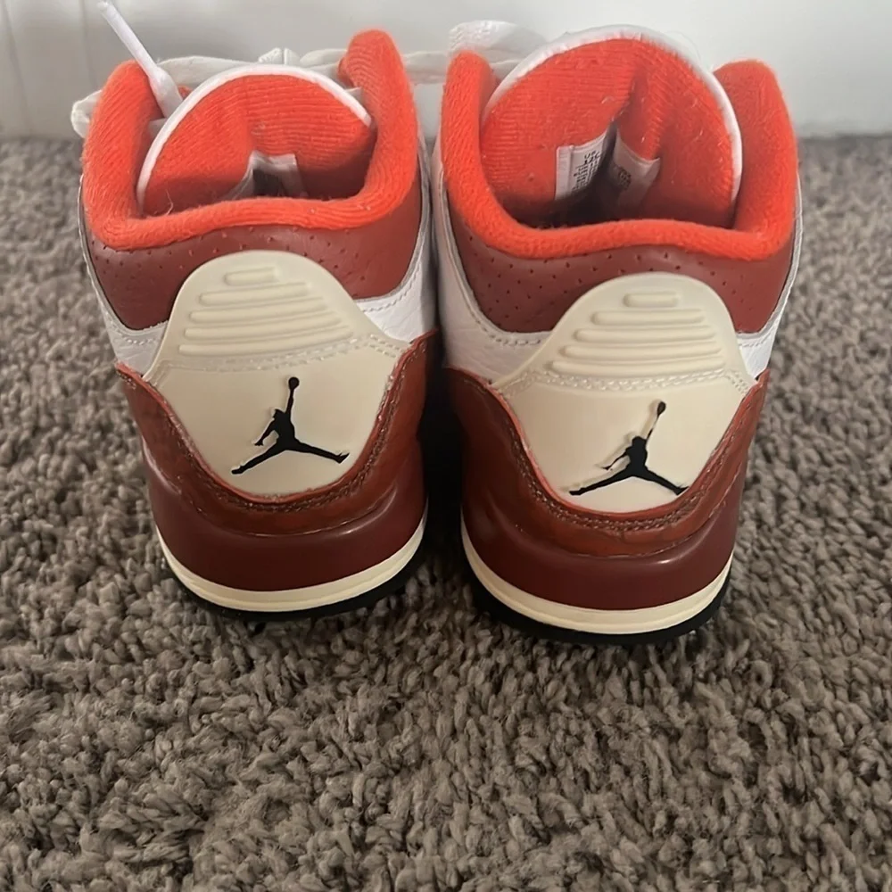 Jordan Retro 3 Size 12 DV7027-108 Mars Stone Sneakers - Picture 4 of 6